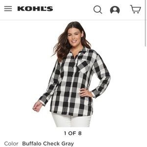 Buffalo Plaid Long Sleeve Shirt